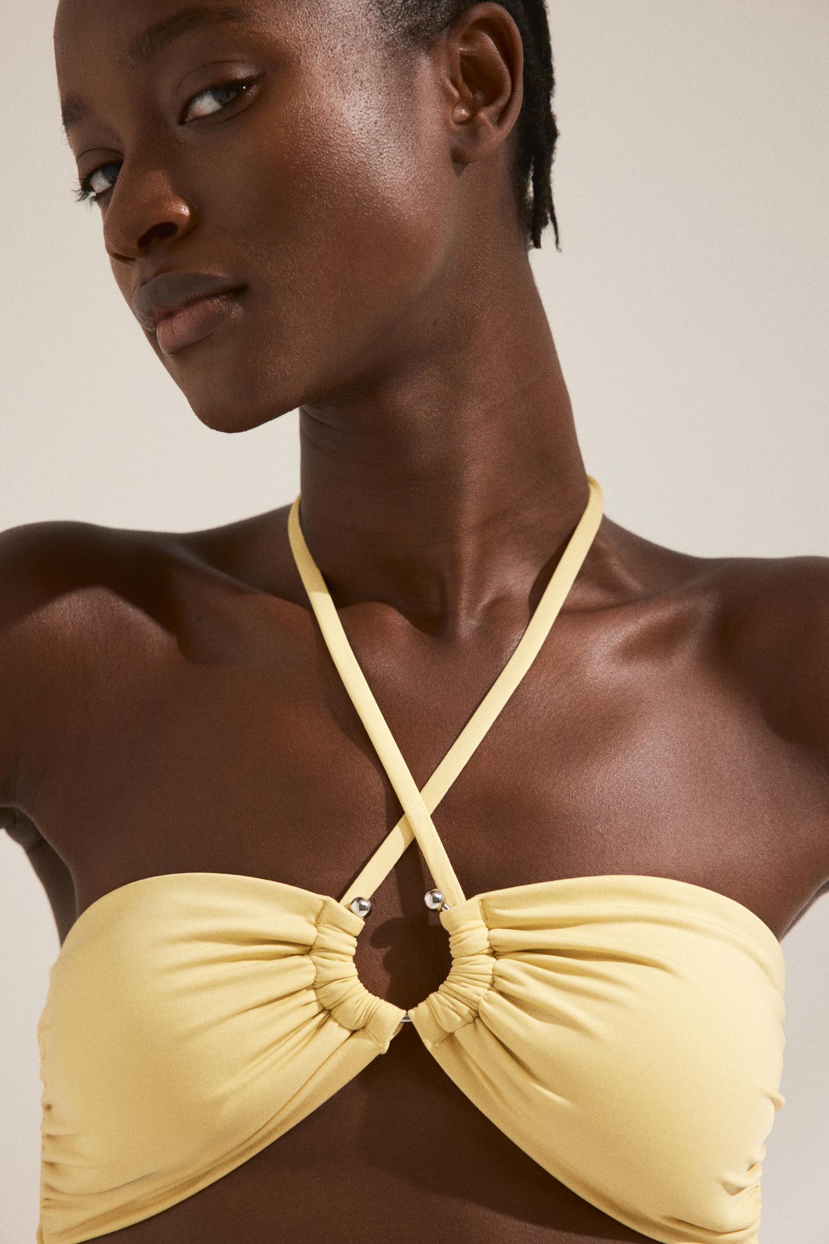 Padded Halterneck Bikini Top Product Image