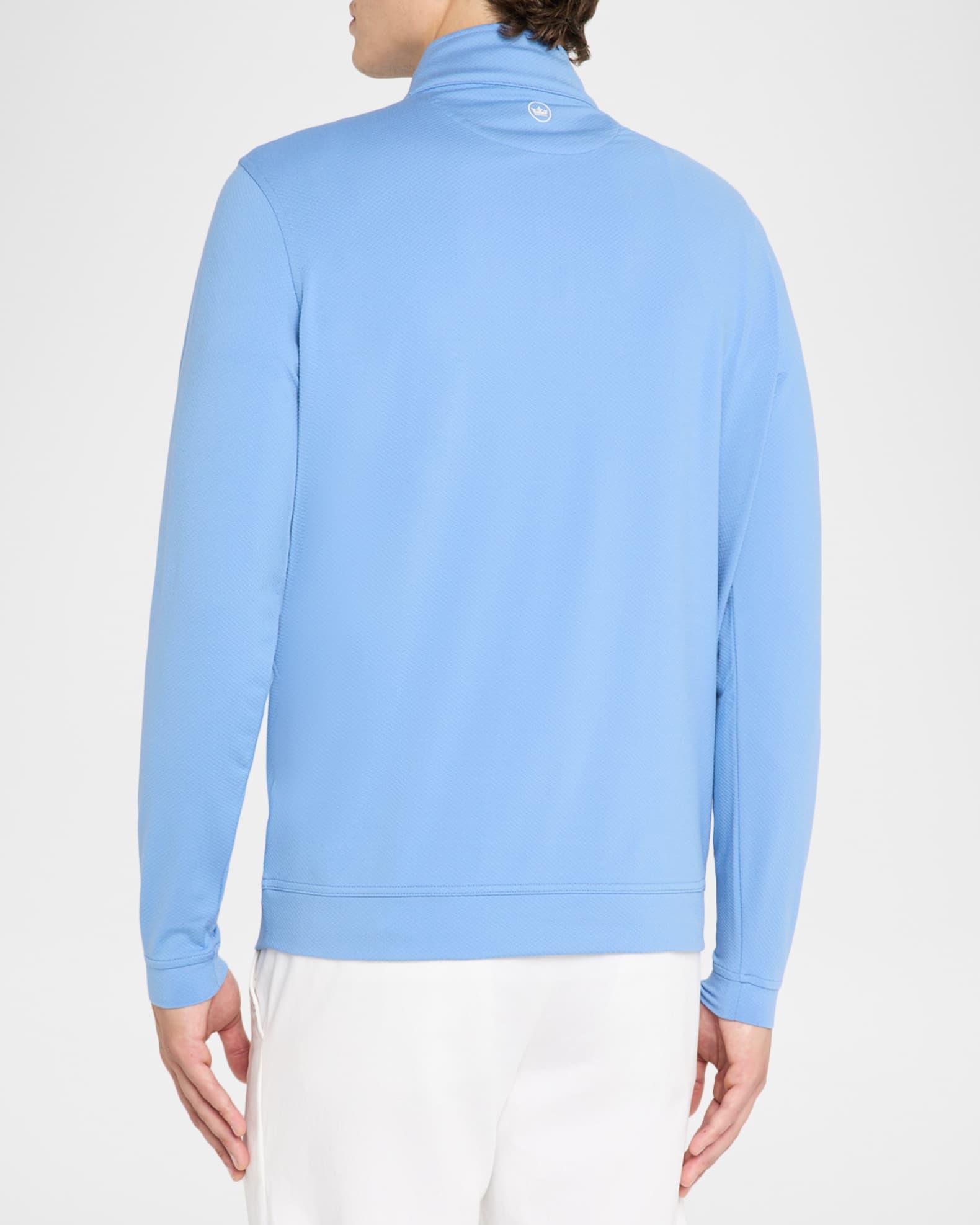 Men's Perth Cross-Hatch Performance Quarter-Zip Pullover Product Image