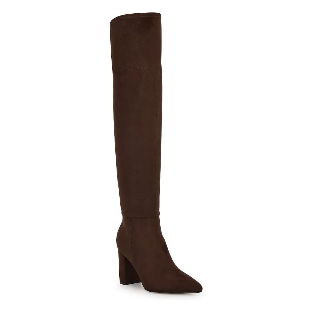 Nine West Miykah Women's Pointy Toe Thigh-High Dress Boots,  Product Image