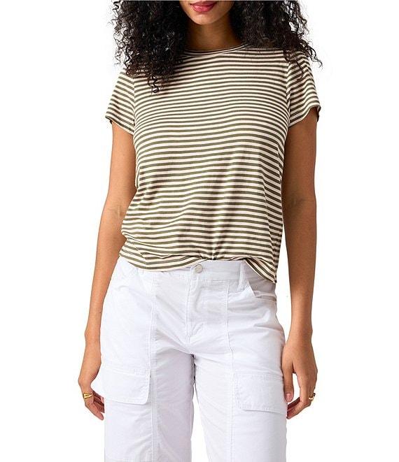 Sanctuary The Perfect Tee Crew Neck Print Short Sleeve Top Product Image