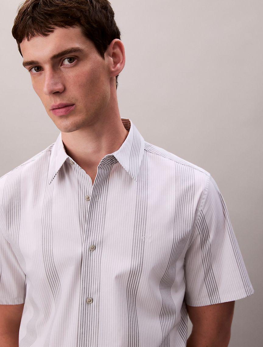 Yarn-Dyed Stripe Stretch Classic Shirt Product Image