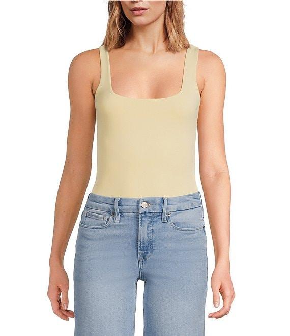Good American Sculpting Square Neck Modern Tank Bodysuit Product Image