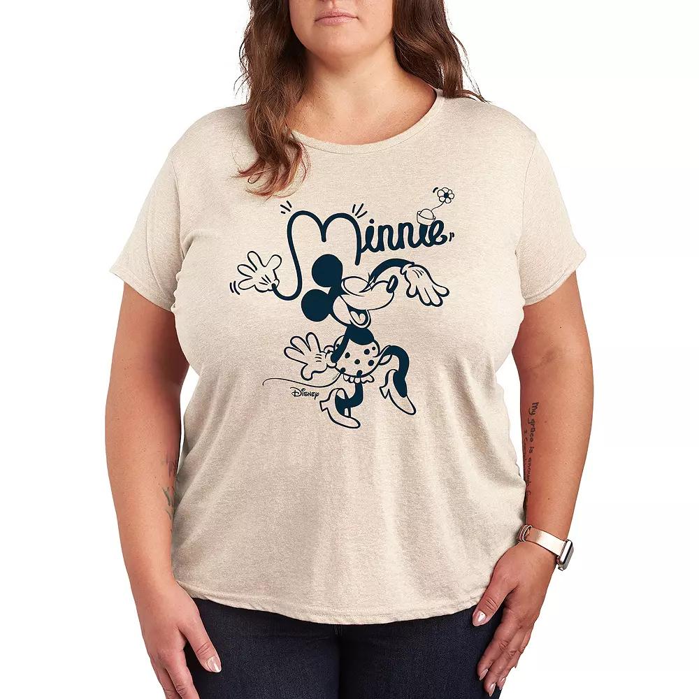 Disney's Minnie Mouse Plus Fun Graphic Tee, Women's,  Product Image