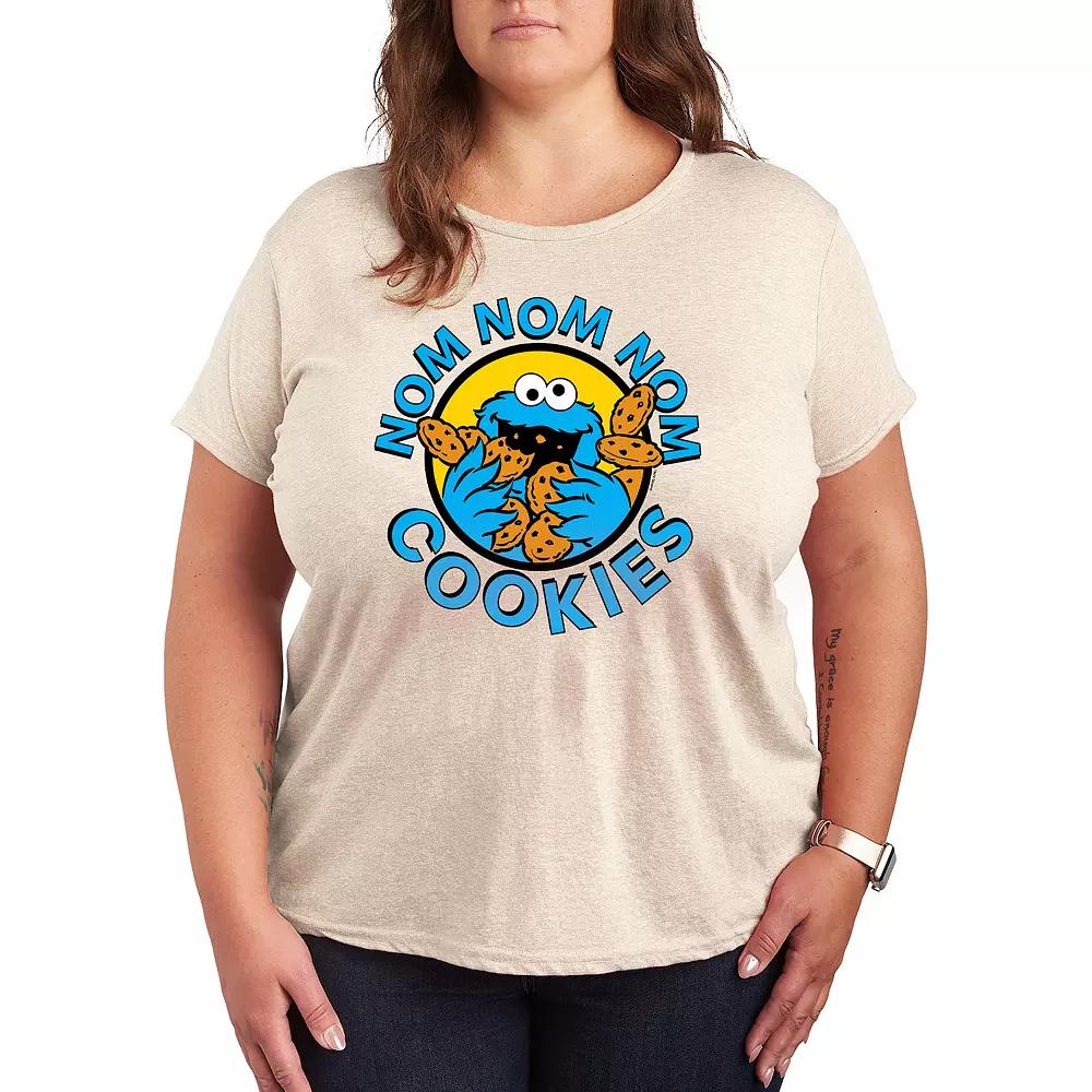 Plus Sesame Street Nom Nom Nom Graphic Tee, Women's,  Product Image