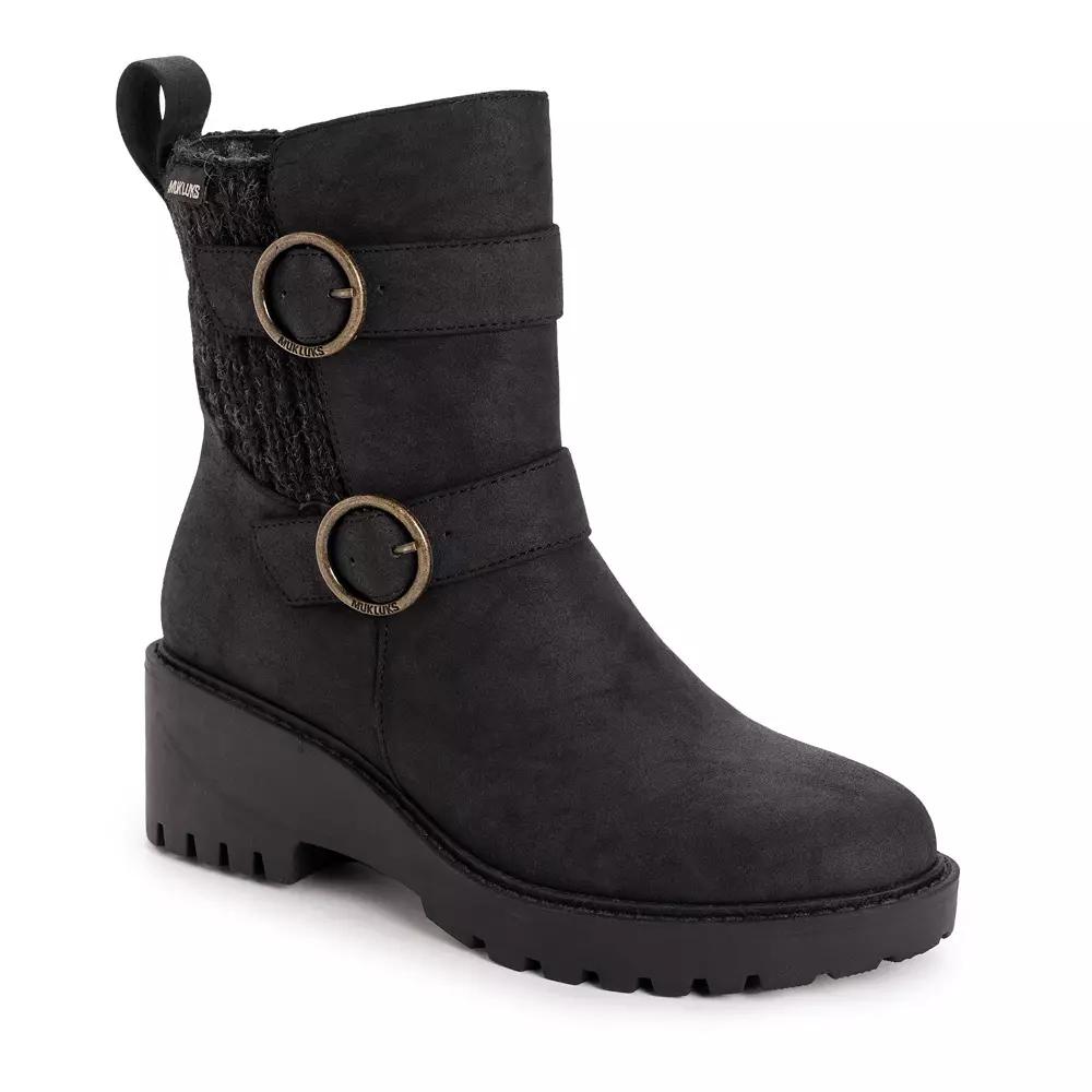 MUK LUKS Finley Faith Women's Ankle Boots, Size: 11, Black Product Image