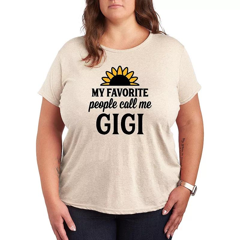 Plus Favorite People Gigi Graphic Tee, Women's,  Product Image
