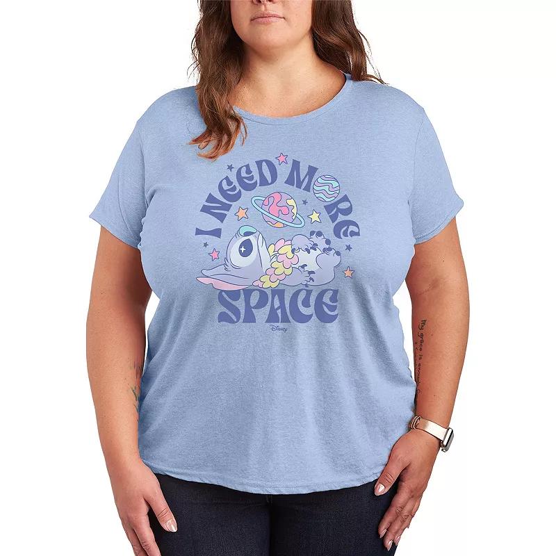 Disney's Lilo & Stitch Plus Need More Space Graphic Tee, Women's,  Product Image