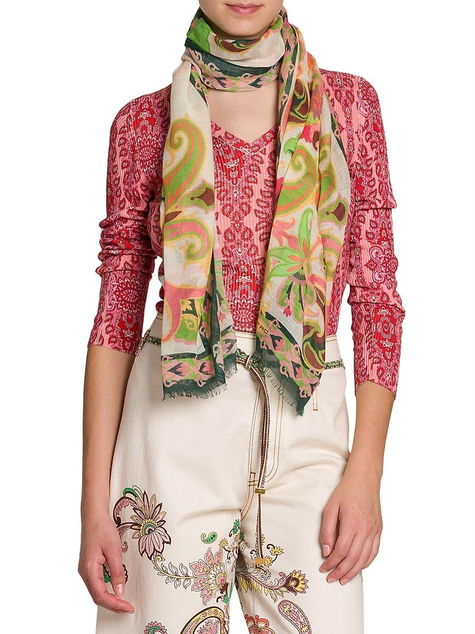 Womens Boheme Floral Scarf Product Image