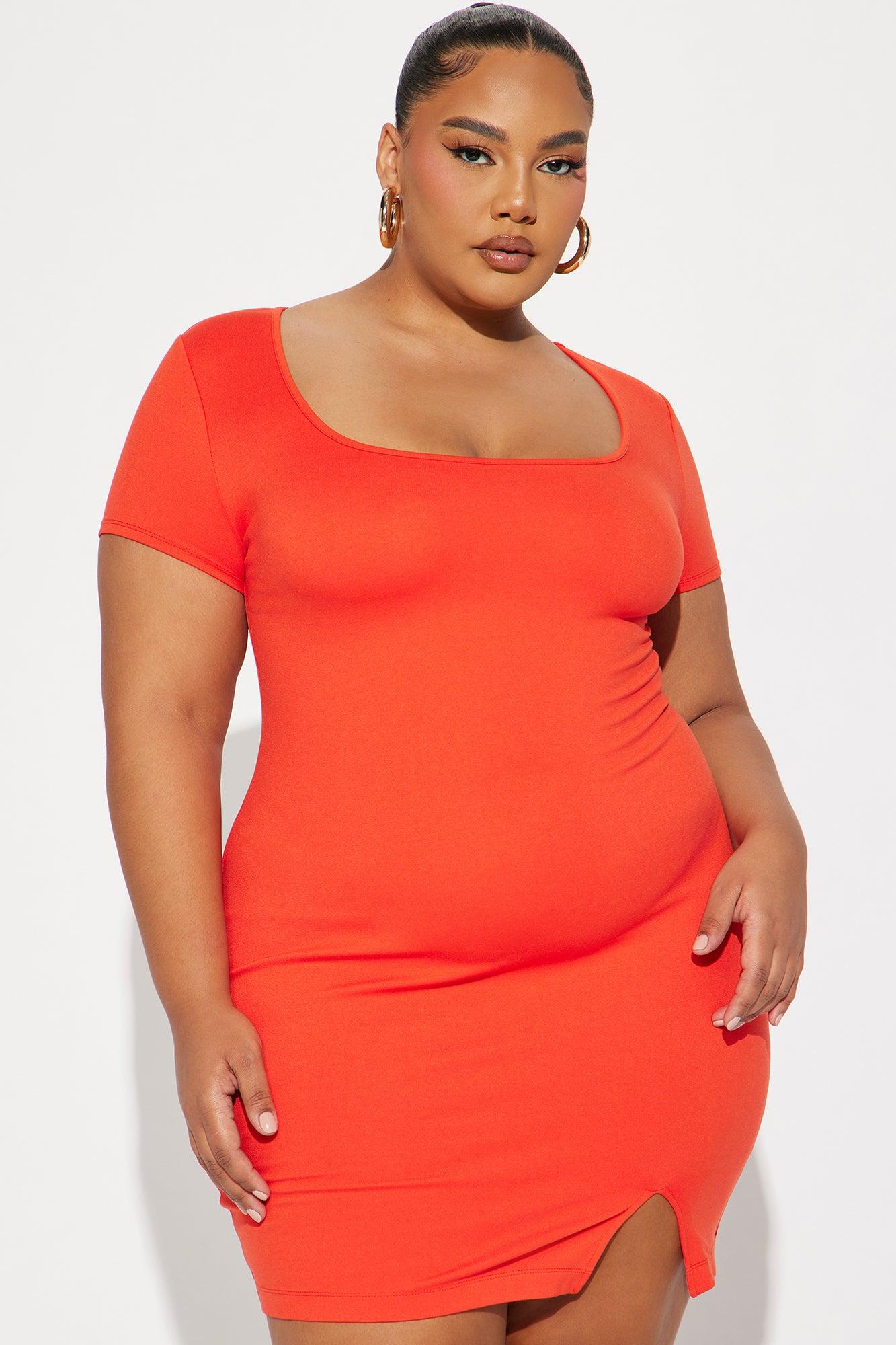 Giselle Short Sleeve Mini Dress - Red Product Image