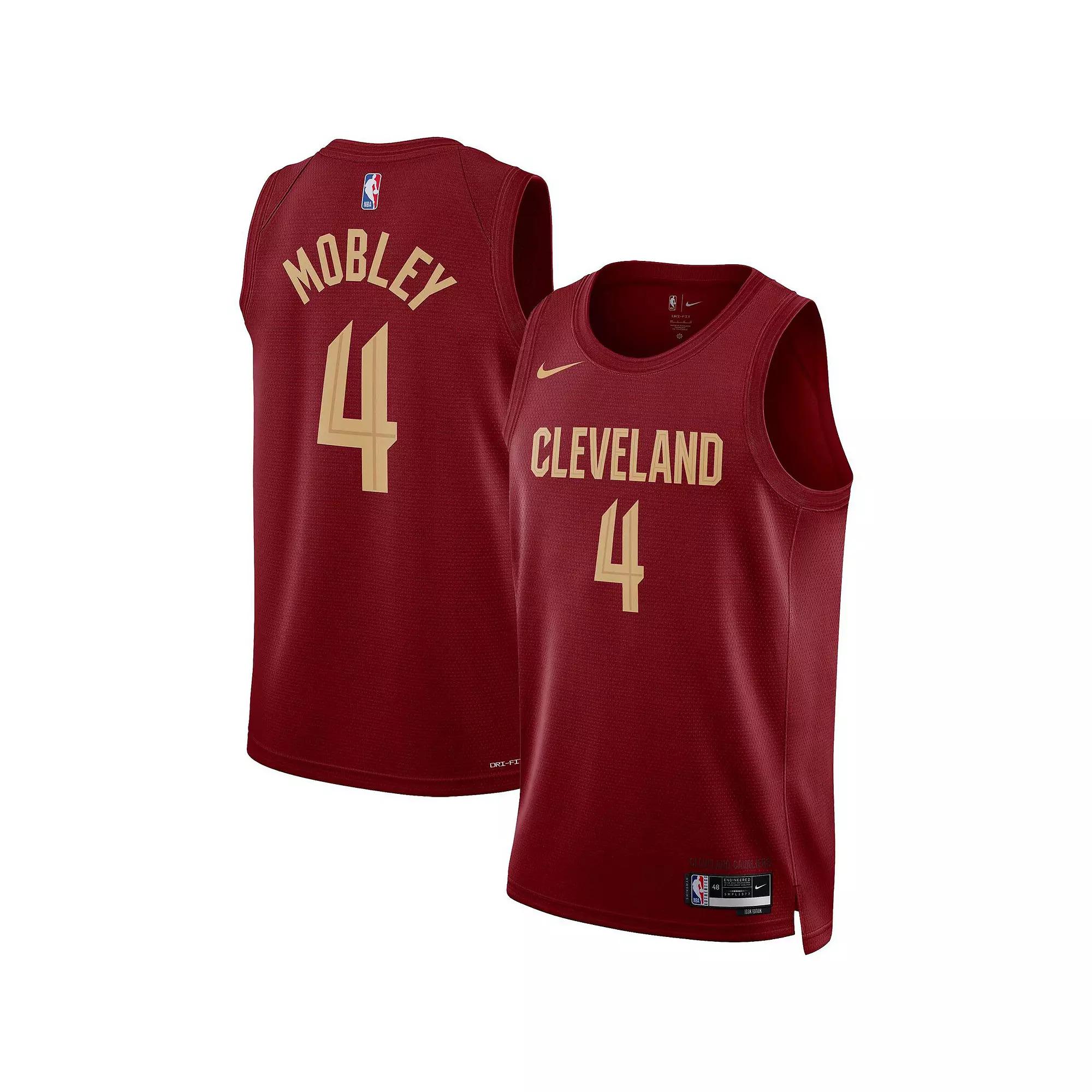 Cleveland Cavaliers Icon Edition Nike Mens Dri-FIT NBA Swingman Jersey | DN2001-680 Product Image