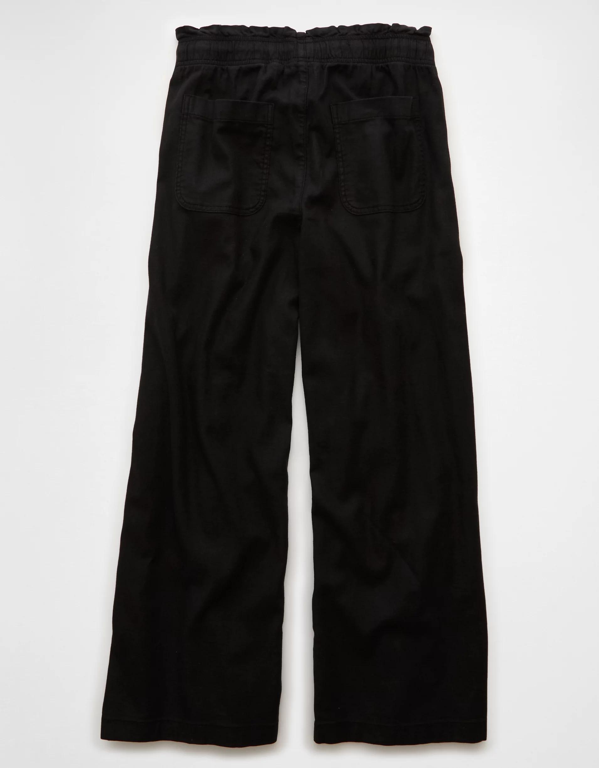 AE Dreamy Drape Linen-Blend Pull-On Pant Product Image