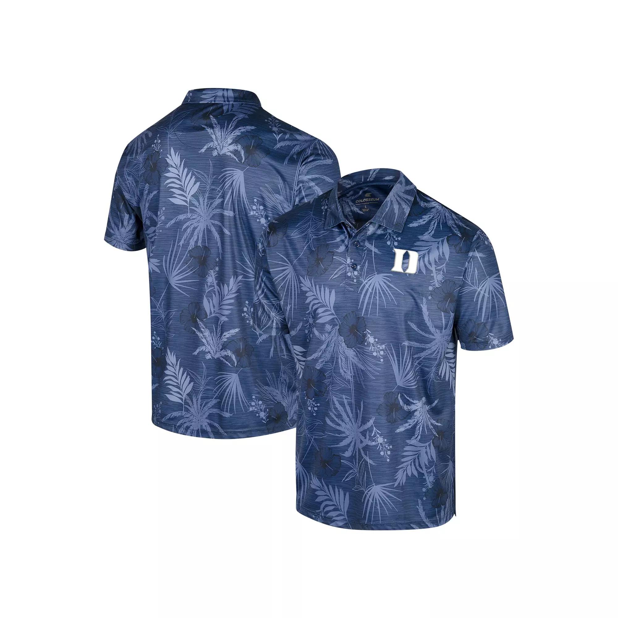 Men's Colosseum Royal Duke Blue Devils Big & Tall Palms Polo,  Product Image