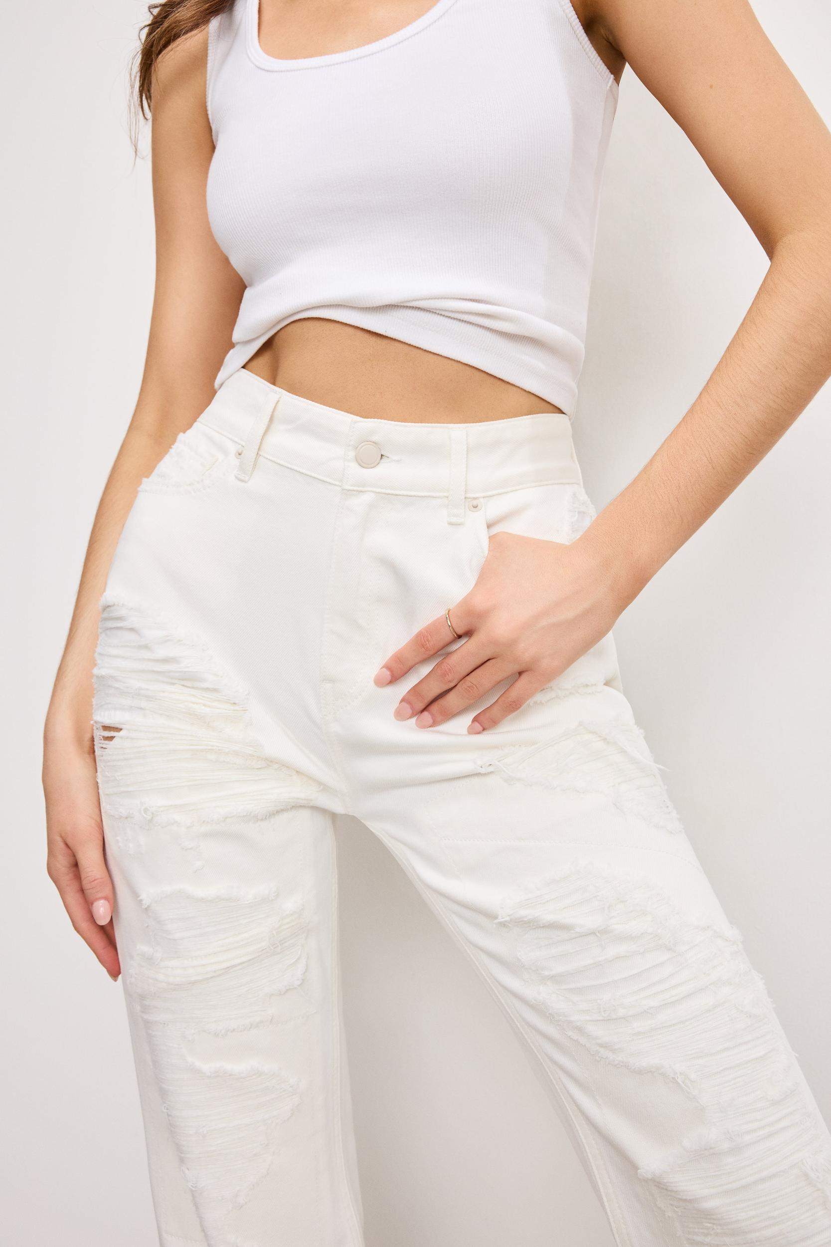 THE KHLOÉ JEAN | CLOUD WHITE Product Image