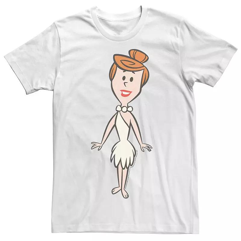 Men's Flinstones Big Wilma Solo Poster Tee, Size: Large, White Product Image