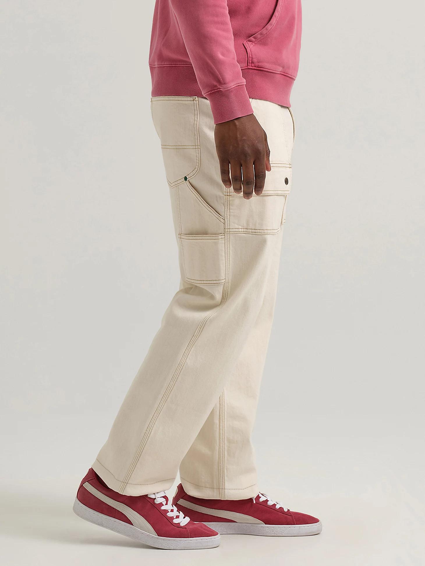 Men's Lee® x Crayola® Ecru Loose Straight Carpenter Pant | Men's Pants | Lee® Product Image