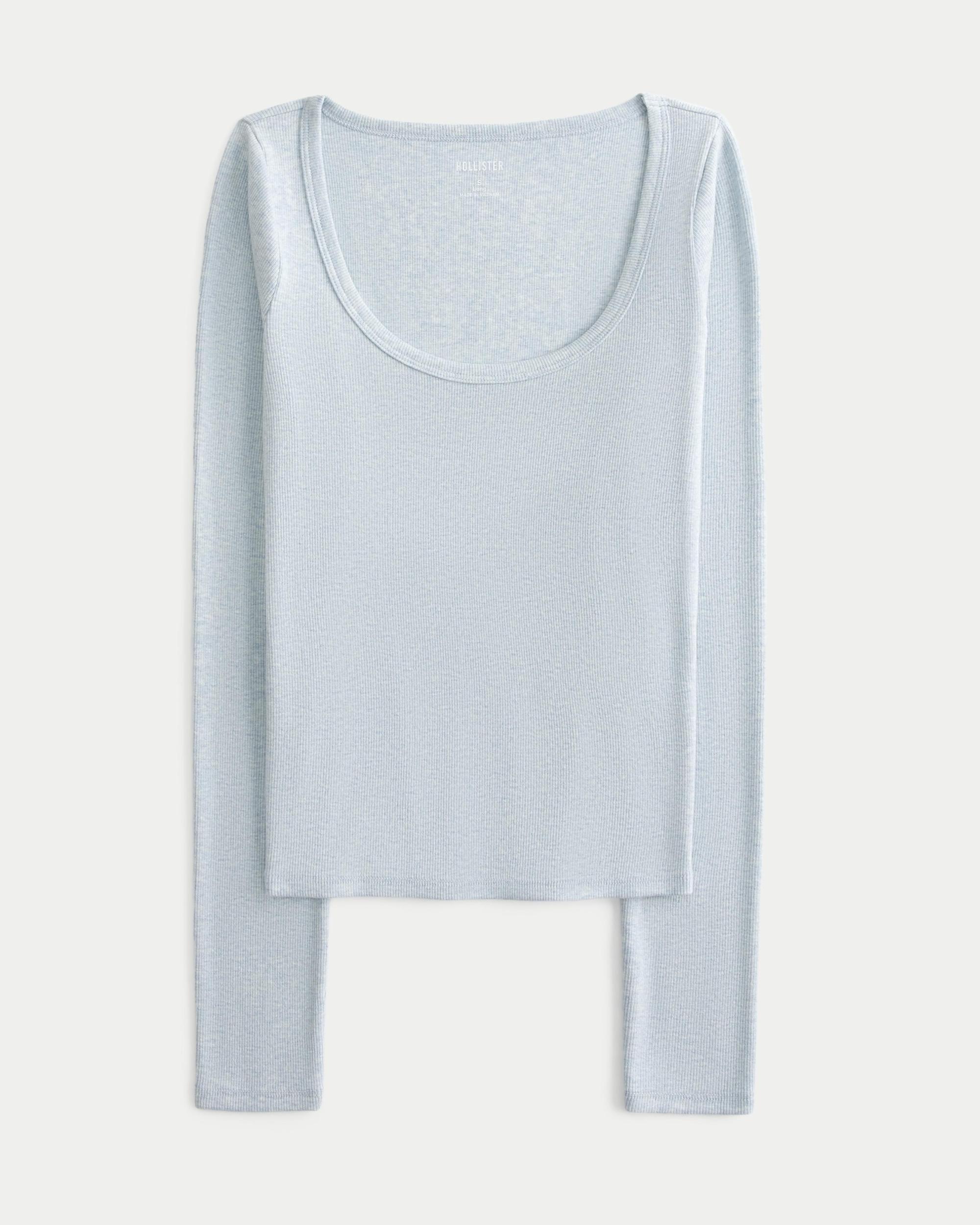 Ribbed Scoop Top Product Image