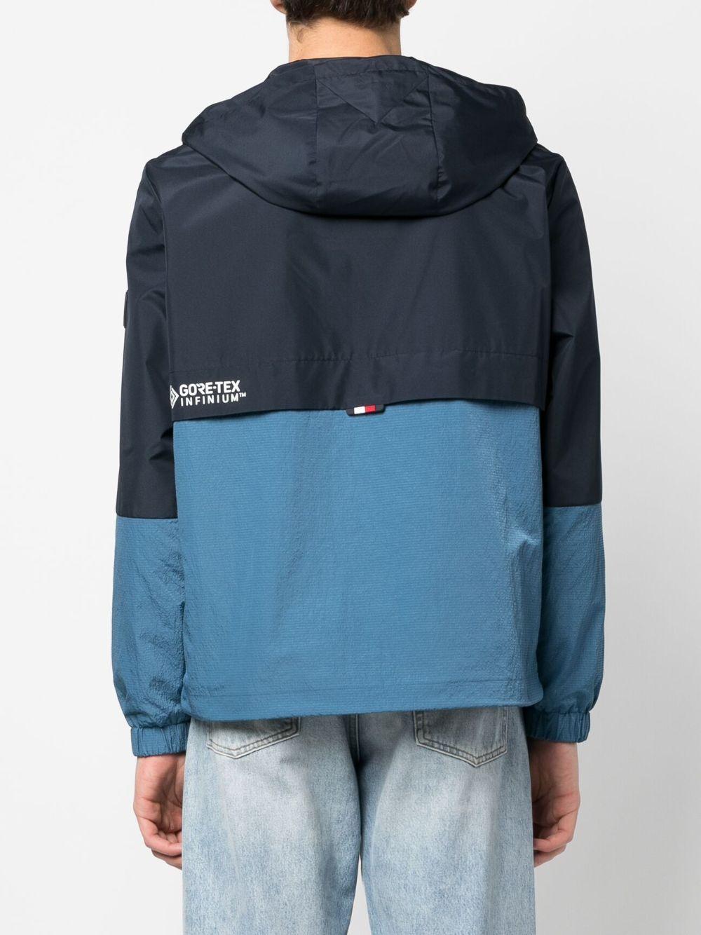 panelled-design hooded jacket Product Image