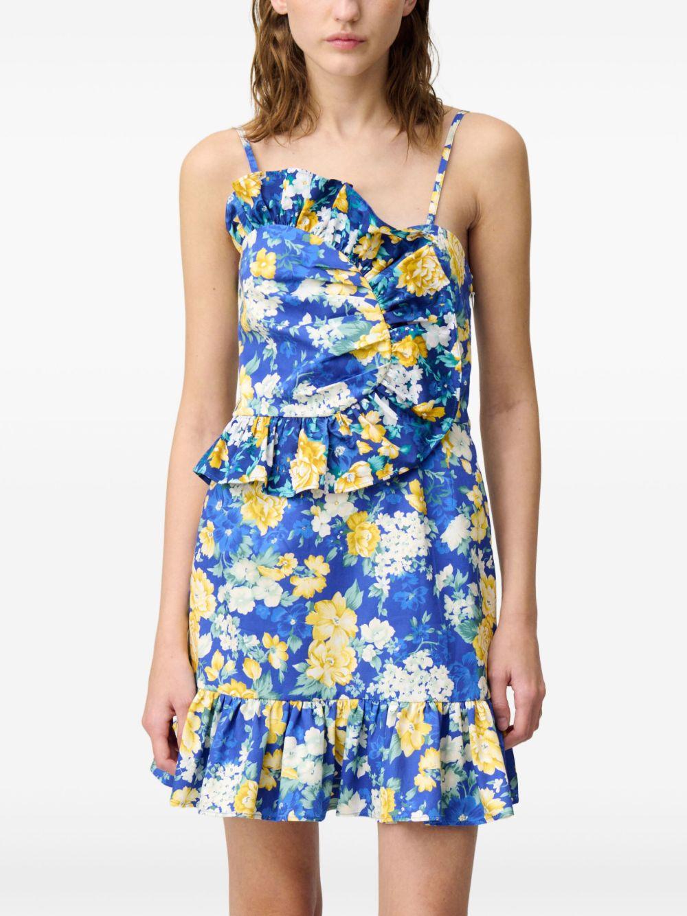 floral-print mini dress Product Image
