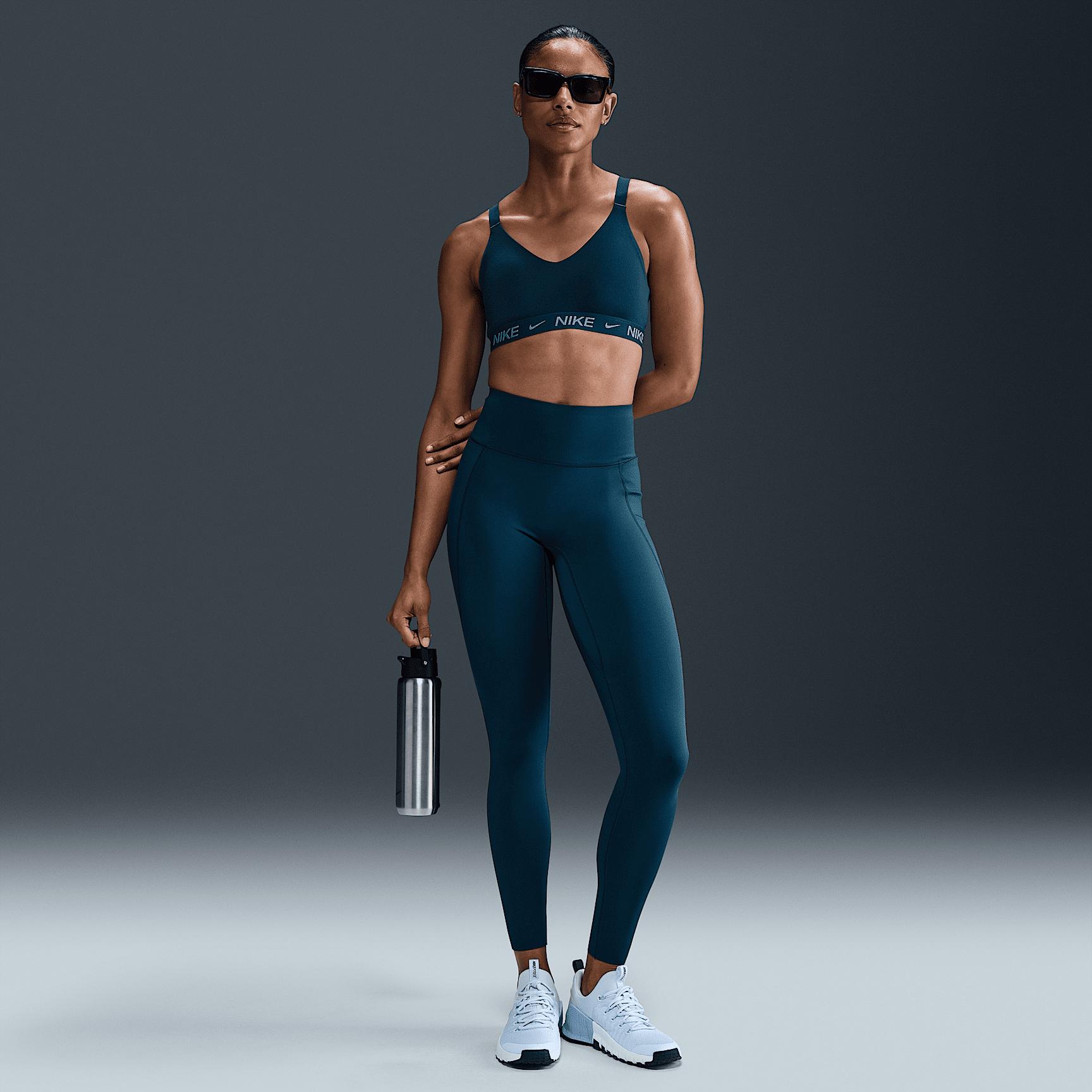 Nike Womens Universa High-Waisted Full-Length Leggings with No Front Seam | HQ6810-410 Product Image