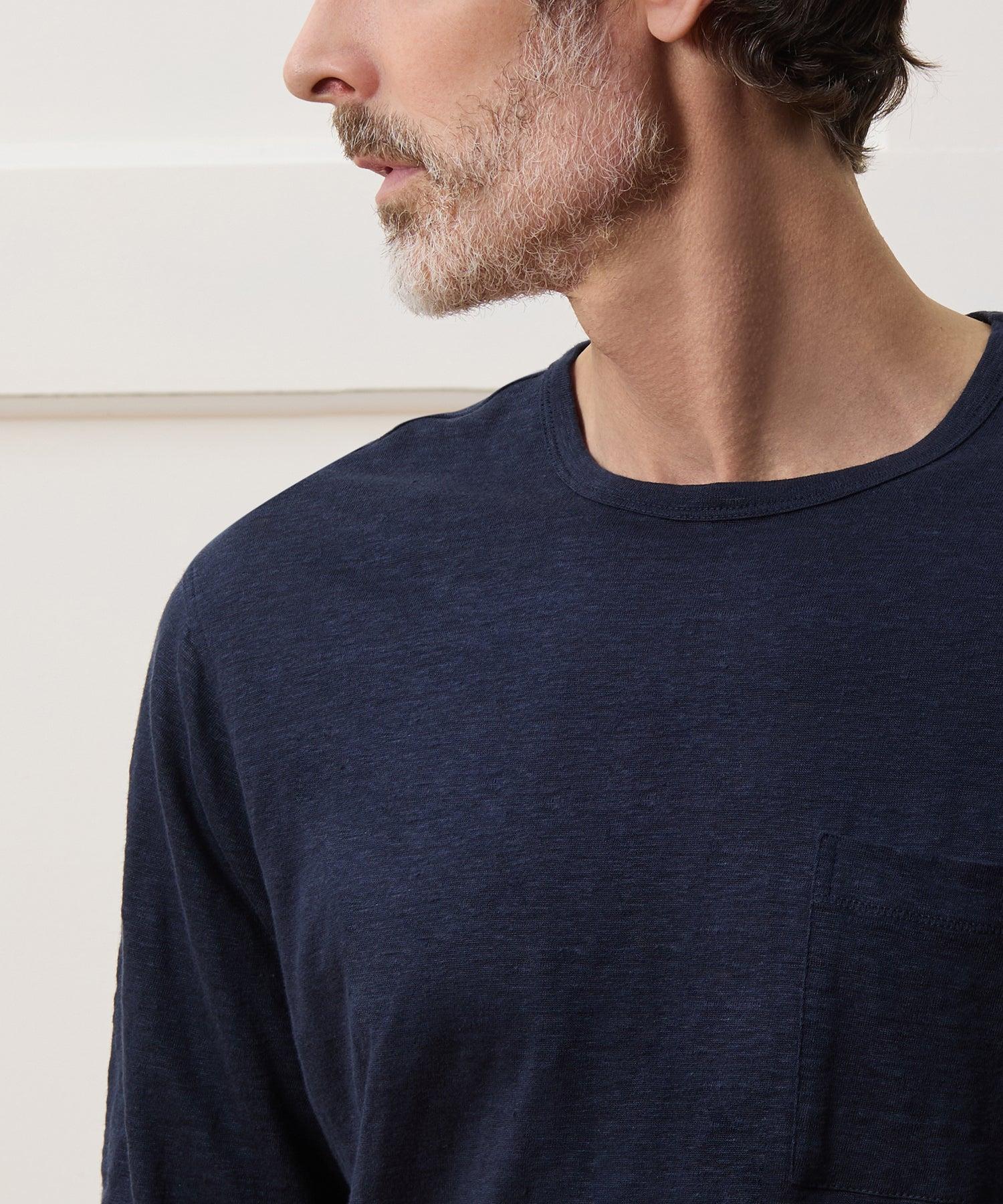 Linen Jersey Pocket Tee Product Image