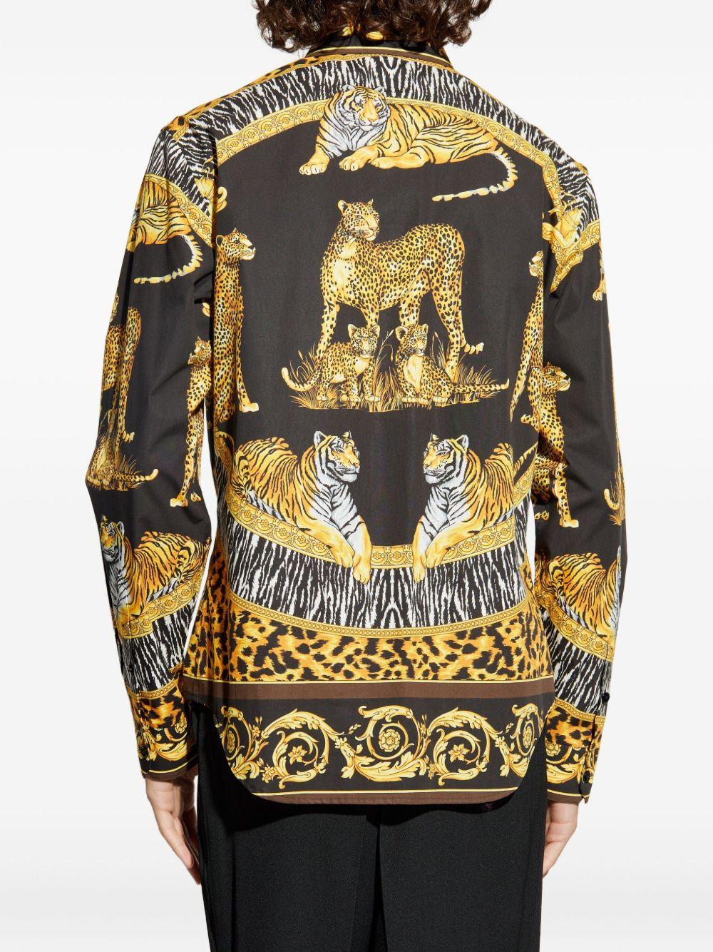 Wild Cats silk shirt Product Image