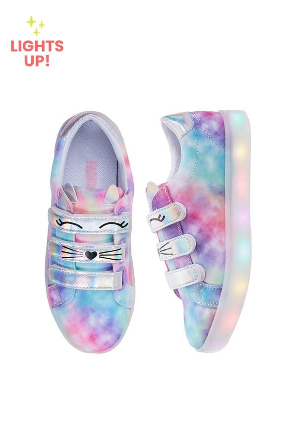 JustFab Margaux Platform Loafer Pump Womens Black/ White Size 8.5 Product Image