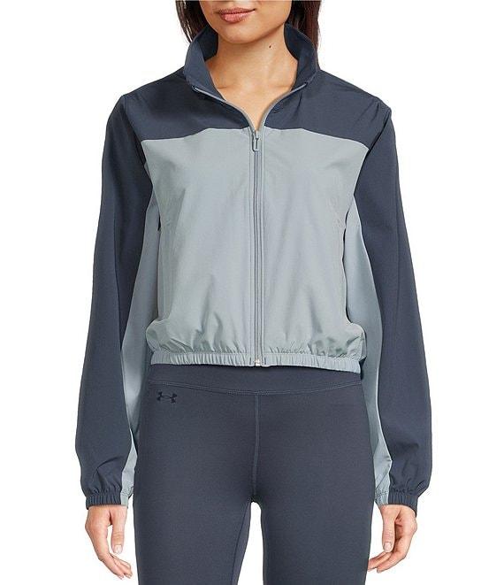 Under Armour Rival Banded Collar Long Sleeve Crop Wind Jacket Product Image