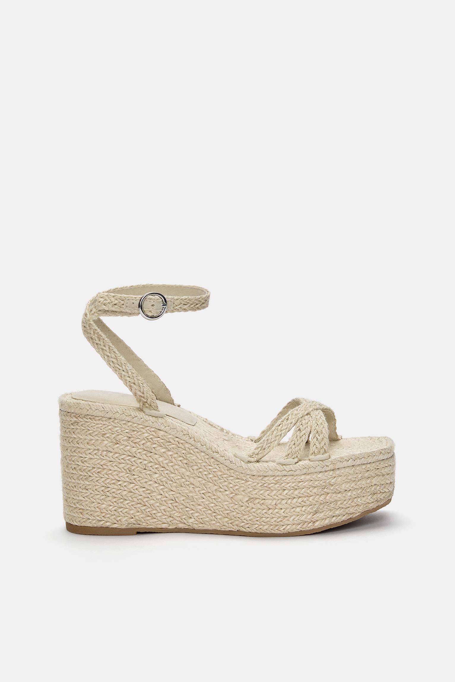 Jute wedge sandals Product Image