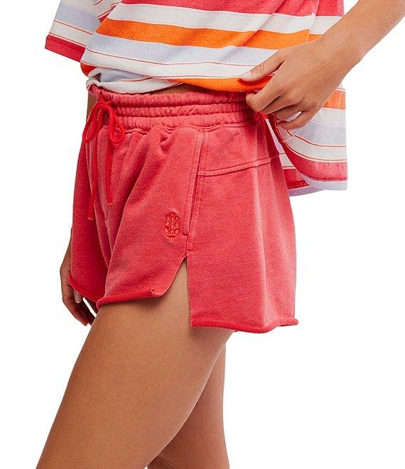 FP Movement Knockout Mid Rise Split Hem French Terry Shorts Product Image