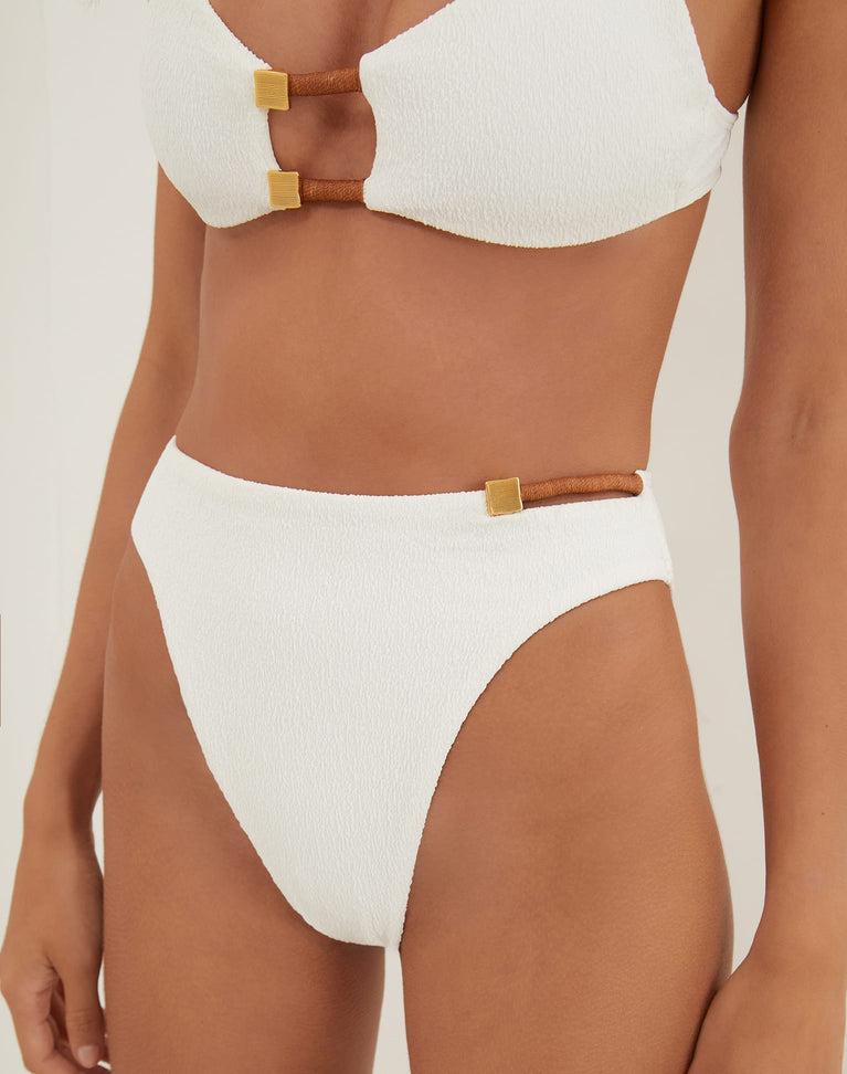 Firenze Aika Gigi Hot Pant Bottom - White Product Image