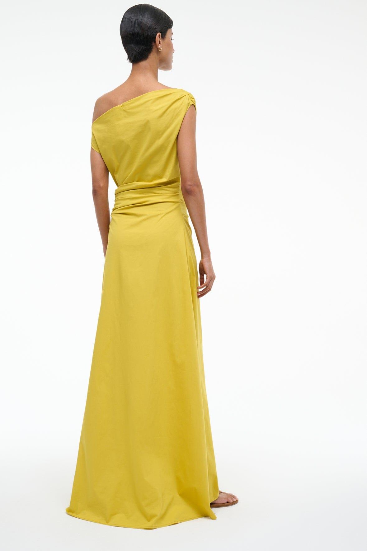 MAXI PHARE DRESS | CHARTREUSE Product Image
