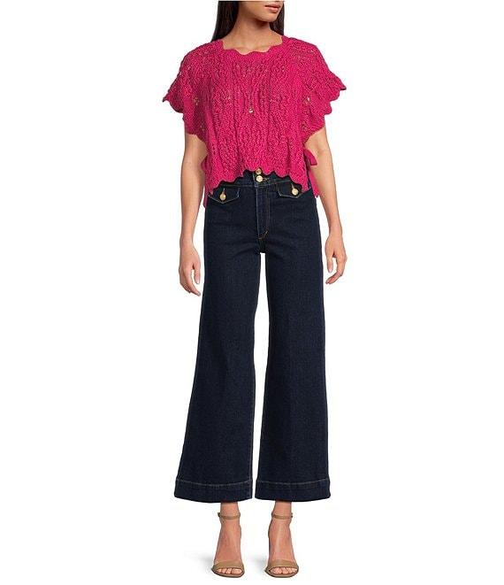 Anna & Ava Crochet Poncho Product Image