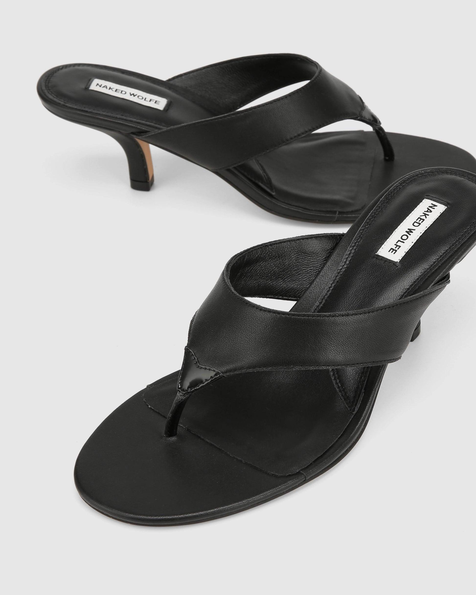 Marley Black Leather Product Image