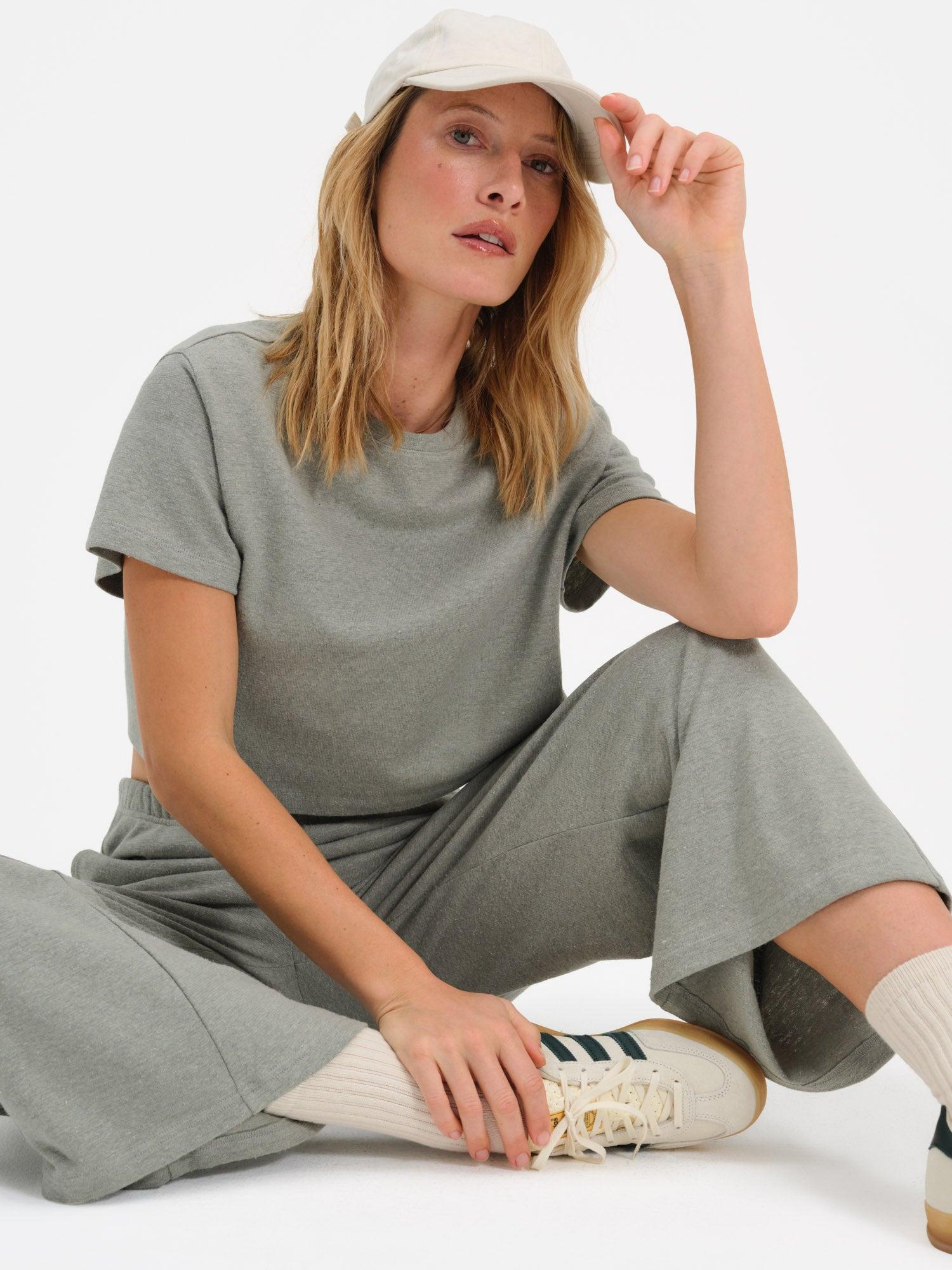 Regenerative Hemp Relaxed Crop Tee Female Product Image