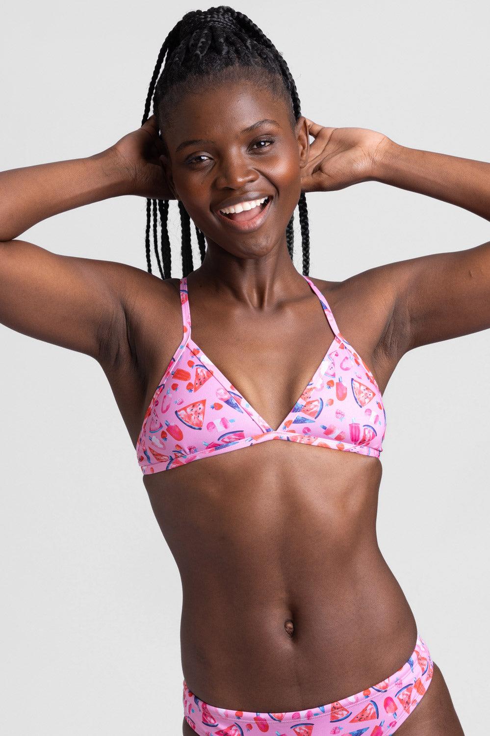 Triangle Bikini Top - Melonsicle Female Product Image