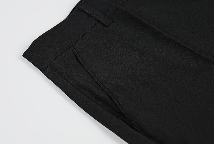 RT No. 3073 STRAIGHT DRAPE SLIT PANTS Product Image