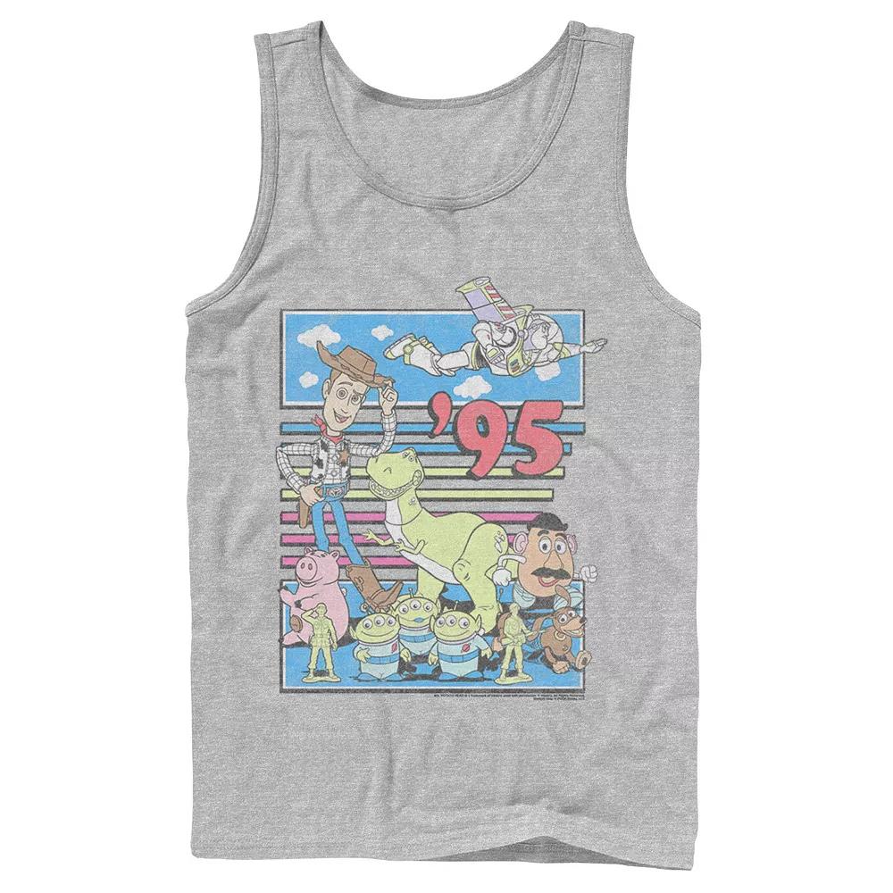 Disney / Pixar's Toy Story Men's 95 Retro Distressed Colorful Tank Top,  Product Image