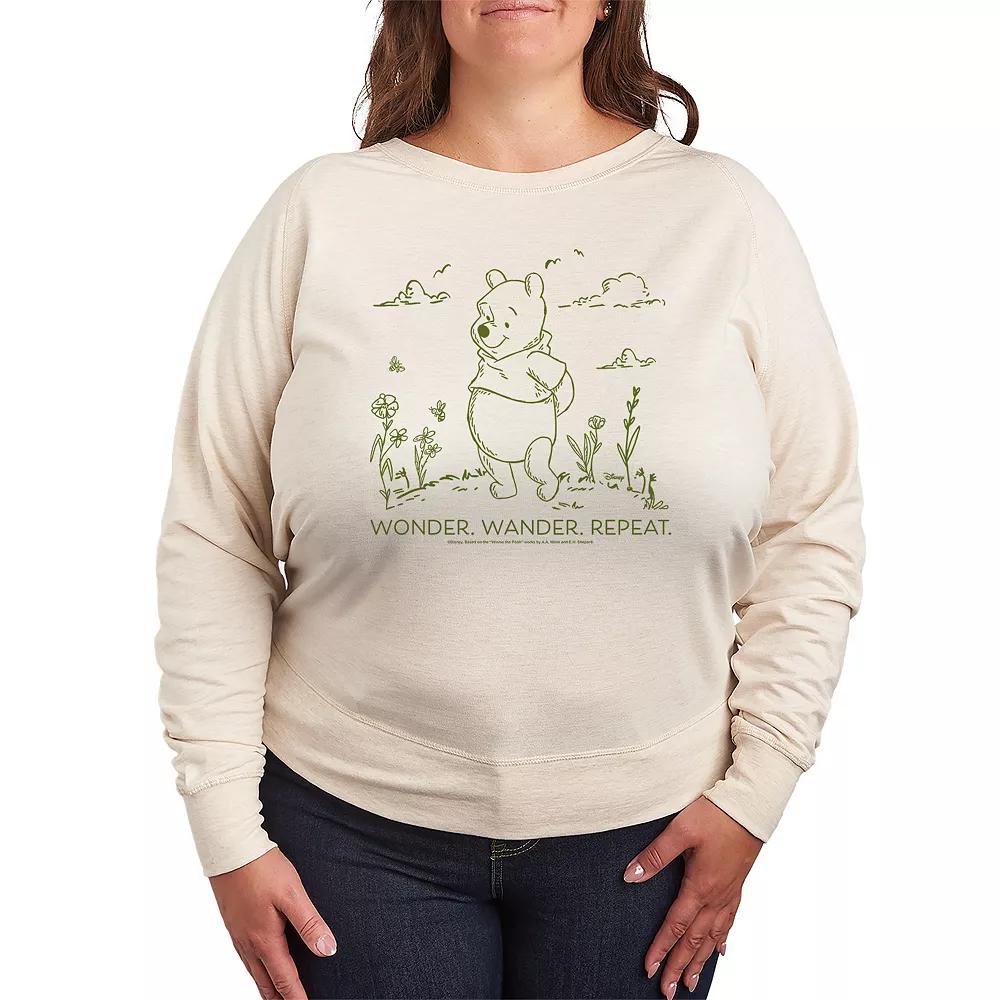 Disney's Winnie The Pooh Wonder French Terry Long Sleeve Tee, Women's,  Product Image