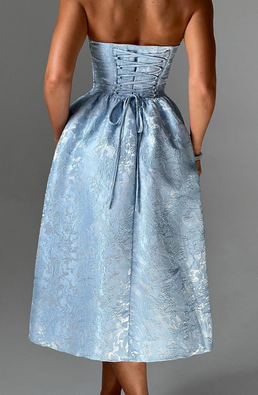 Saoirse Midi Dress - Blue Product Image