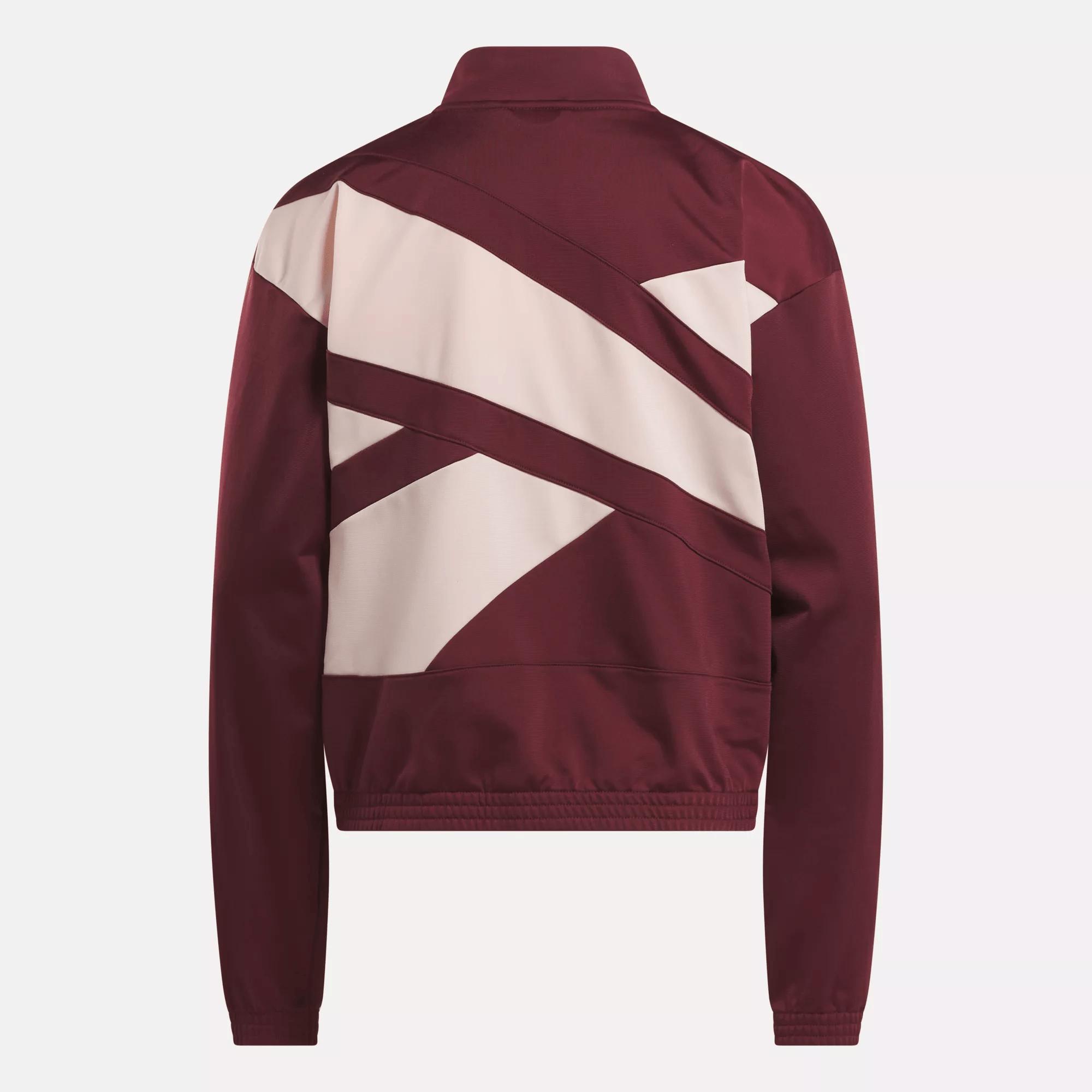 Women's Reebok Identity Back Vector Tricot Track Jacket Female Product Image