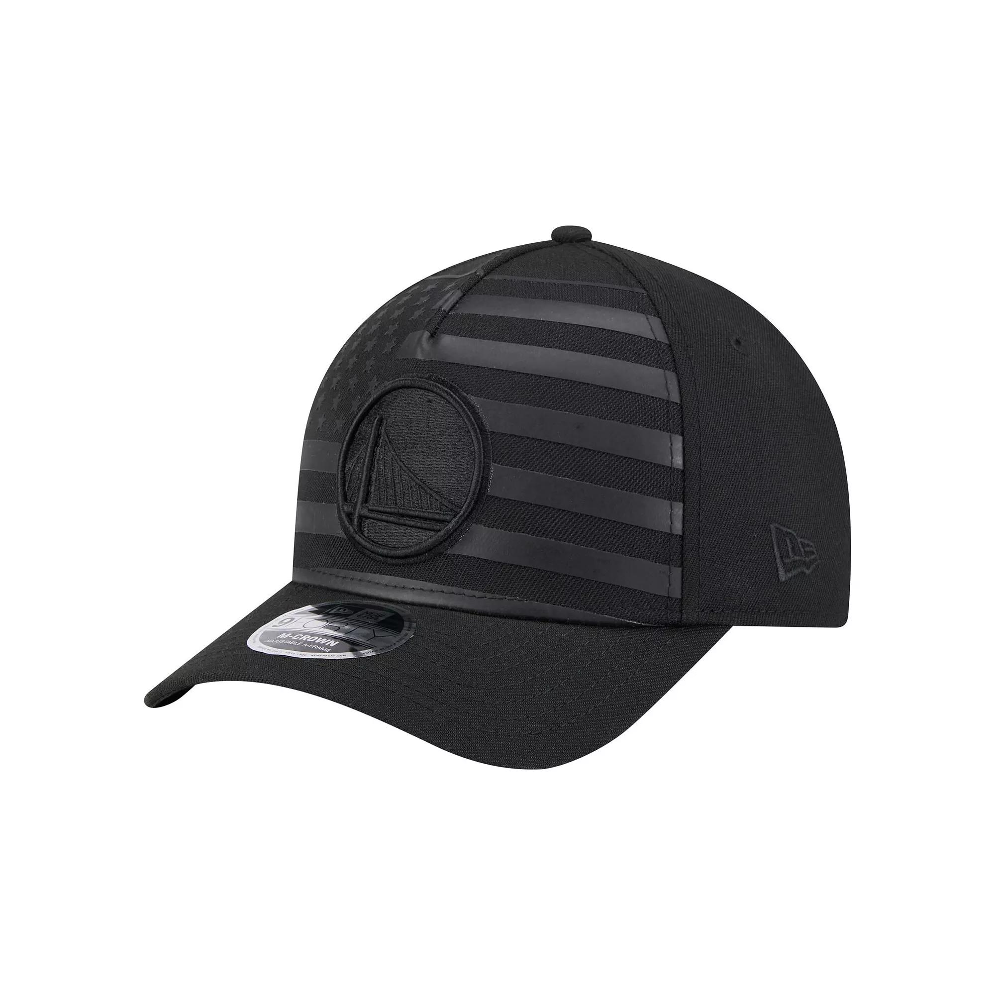 Men's New Era  Black New York Knicks Game Day Flag A-Frame 9FORTY Adjustable Hat Product Image
