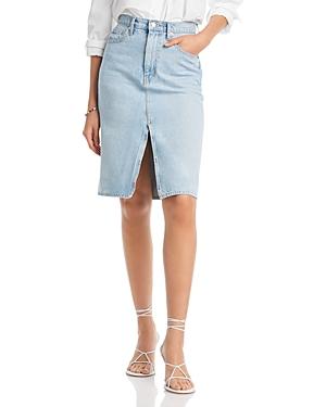 Derek Lam 10 Crosby Cotton Juliet High Rise Denim Skirt Product Image