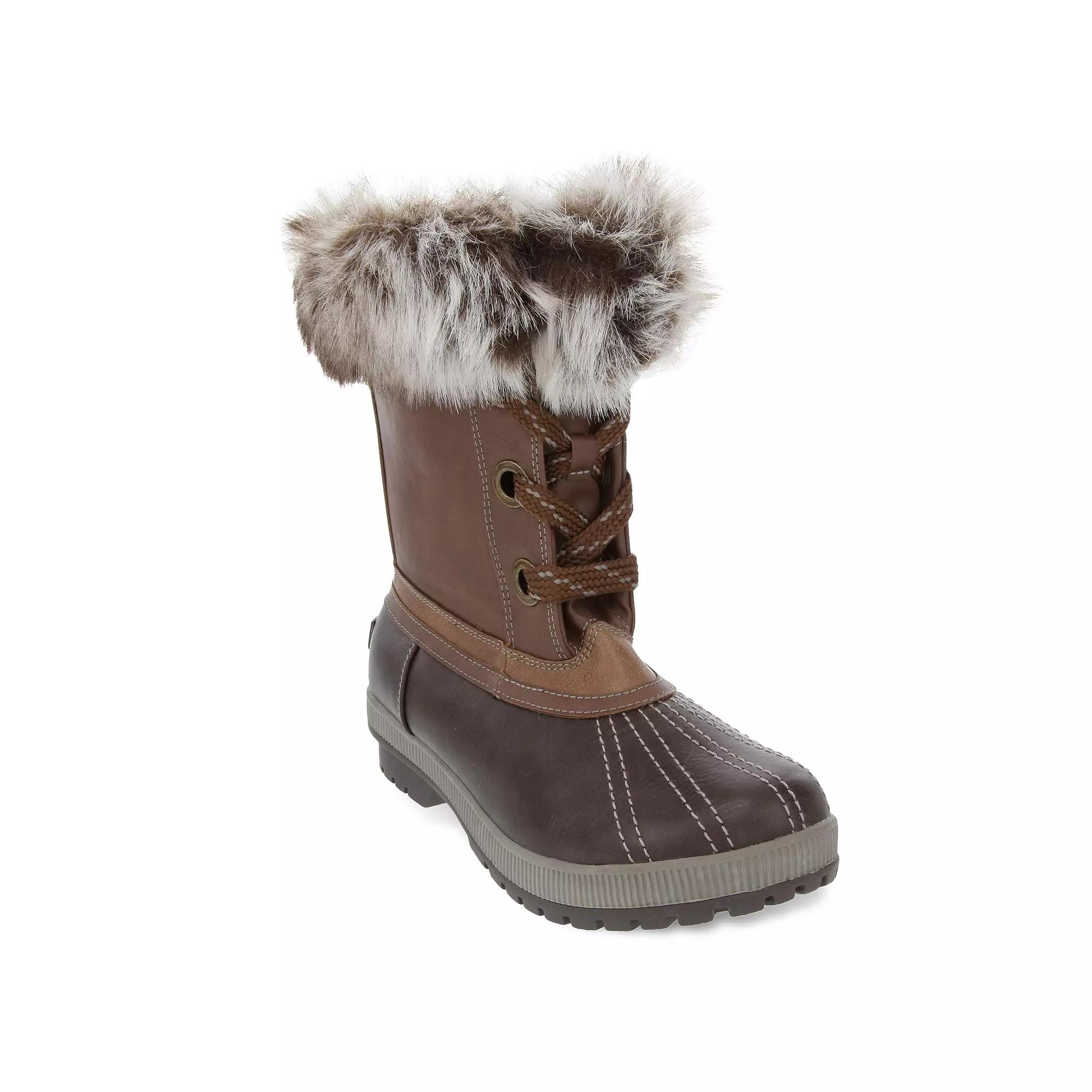London Fog Milly Women's Waterproof Winter Duck Boots,  Product Image