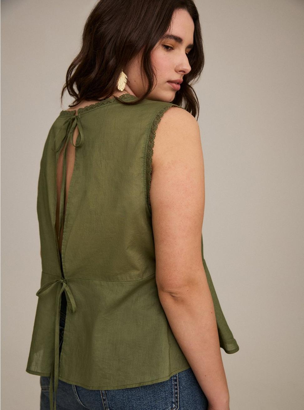 Festi Cotton Tie-Back Tank Product Image