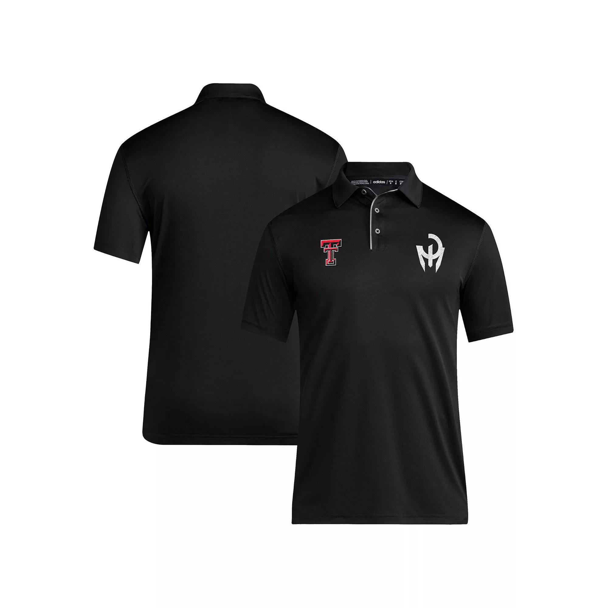 Men's Mahomes Black Texas Tech Red Raiders  Gladiator Polo, Size: 3XL Product Image