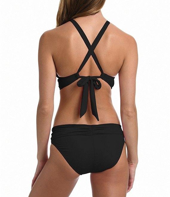 La Blanca Island Goddess Shirred Banded Hipster Swim Bottom Product Image