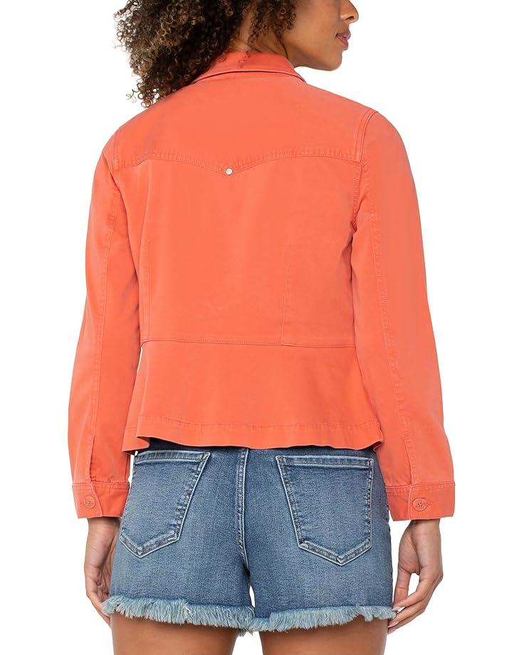 Button Front Cargo Jacket Product Image