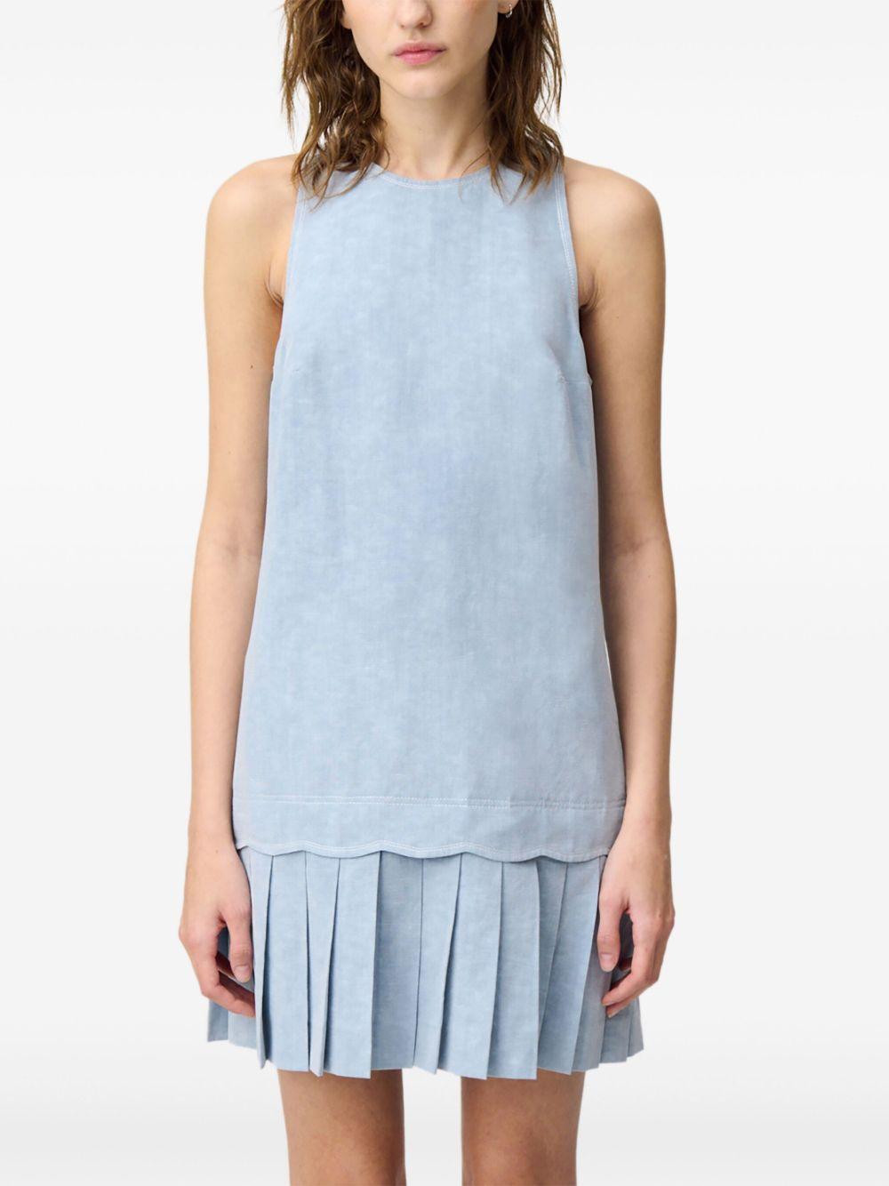 pleat-detailing mini dress Product Image