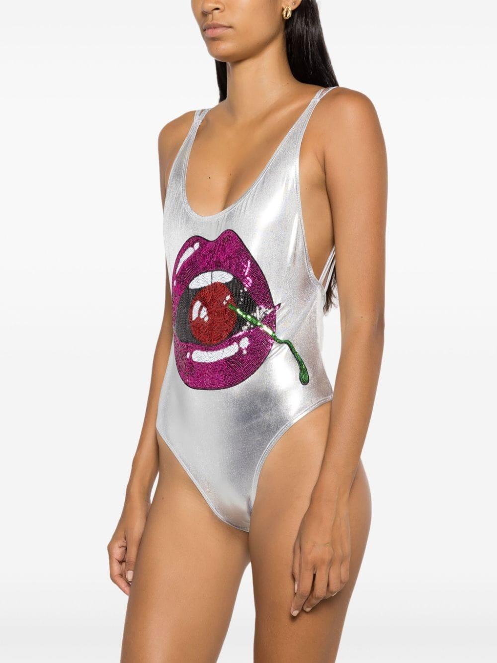 Carnaval/Festival sequinned swimsuit Product Image