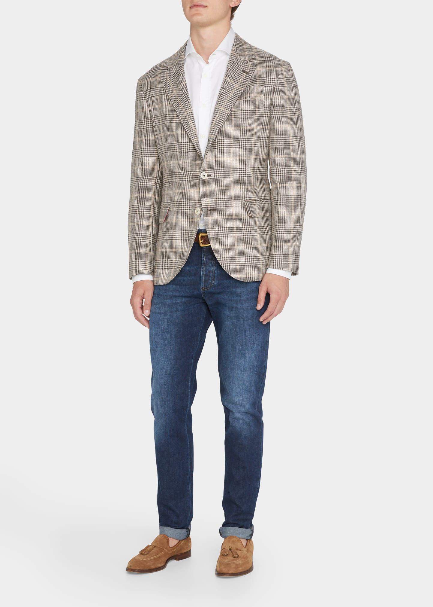 Men's 5-Pocket Denim Jeans Product Image